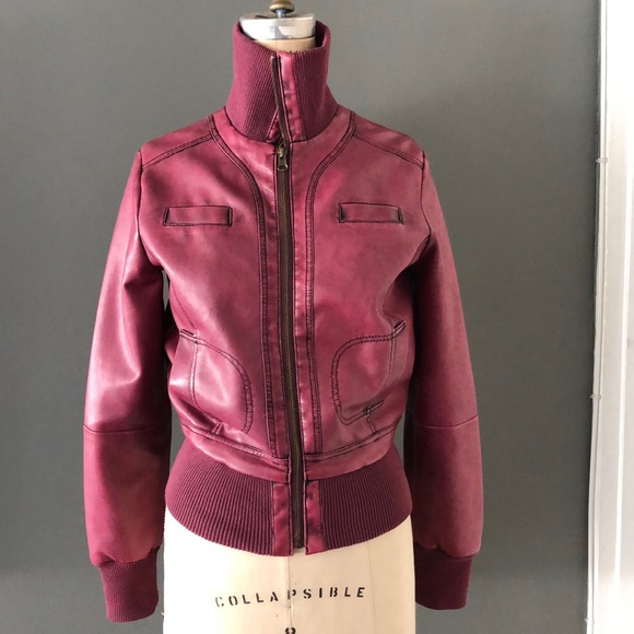 beverly hills polo club leather jacket